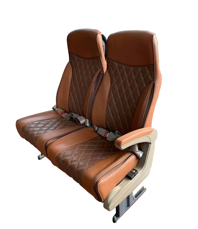 Multiposition reclining bus passenger seat bahan penutup kulit buatan