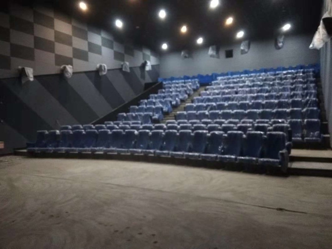 Ruang Media Komersial Teater Kursi Desain Lipat Warna Disesuaikan