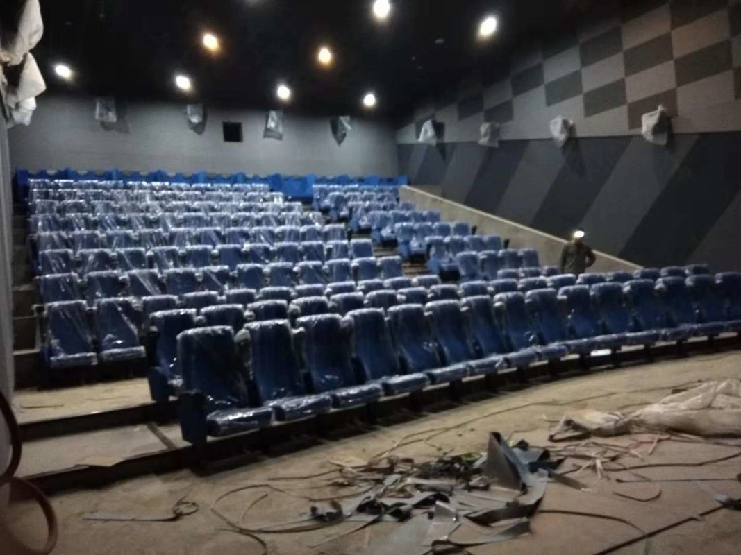 Ruang Media Komersial Teater Kursi Desain Lipat Warna Disesuaikan