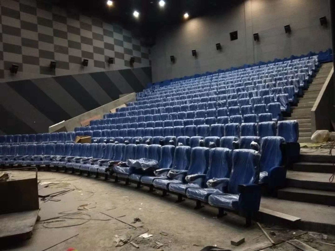 Ruang Media Komersial Teater Kursi Desain Lipat Warna Disesuaikan
