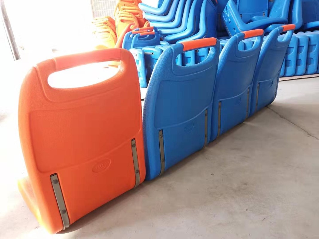 ABS Plastik Bus Single / Double Seat Seat Boat Dengan Bantal Untuk Bus Kota Kapal