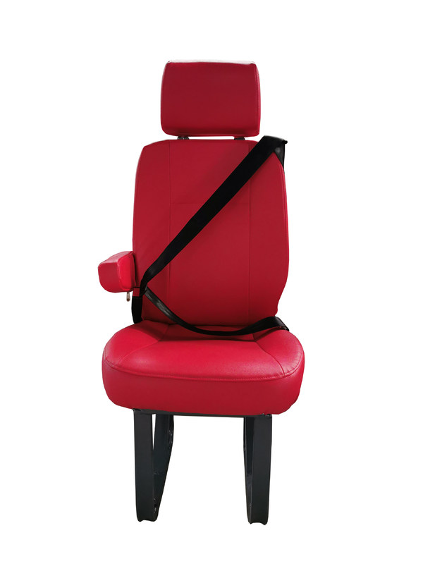 Ringan Gampang Penggantian Van Seats Kulit Tutup Warna Merah