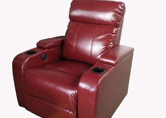 Custom Home Cinema Sofa Warna Non Fading Mudah Bersih Fluorescent Digit