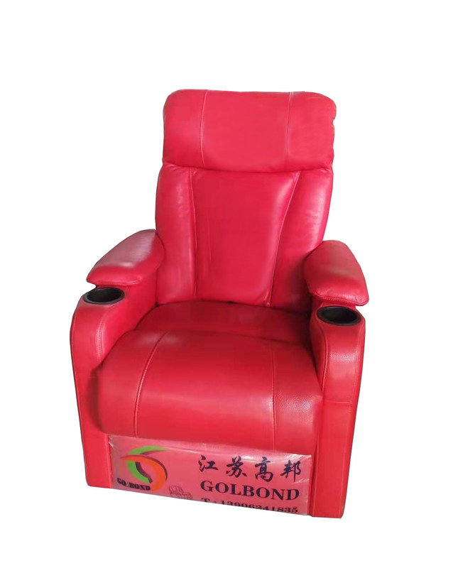 Hign Density Sponge Theater Seating Sofa Warna Merah 930*530*1020mm
