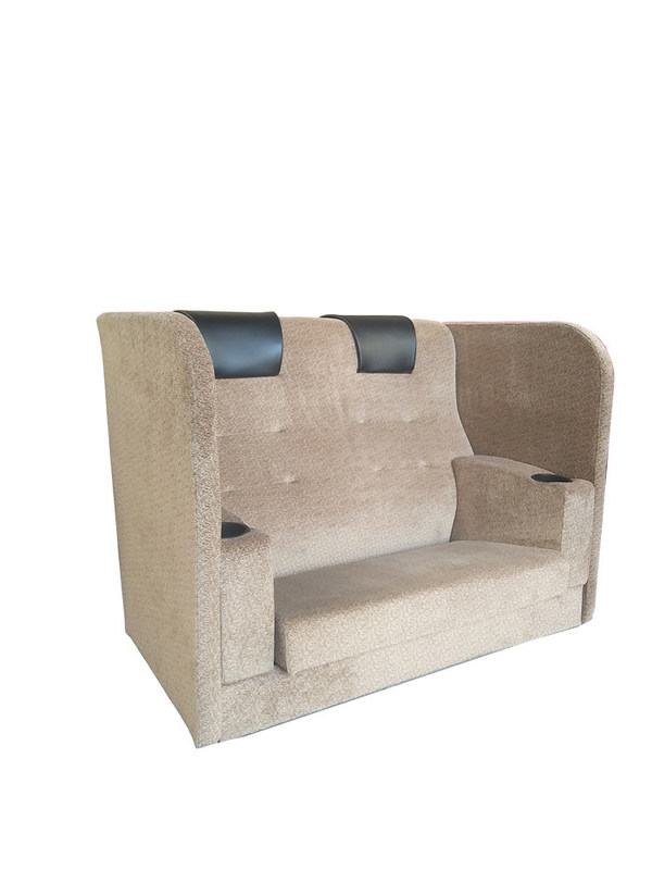 1200*535*1150mm Teater Couple Seat Putih Warna Nyaman 2+2 Layout