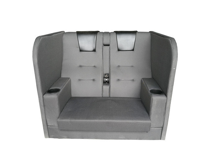 Custom Colors Teater Couple Seat Iron Floor Mounting Type Base Cold Molded