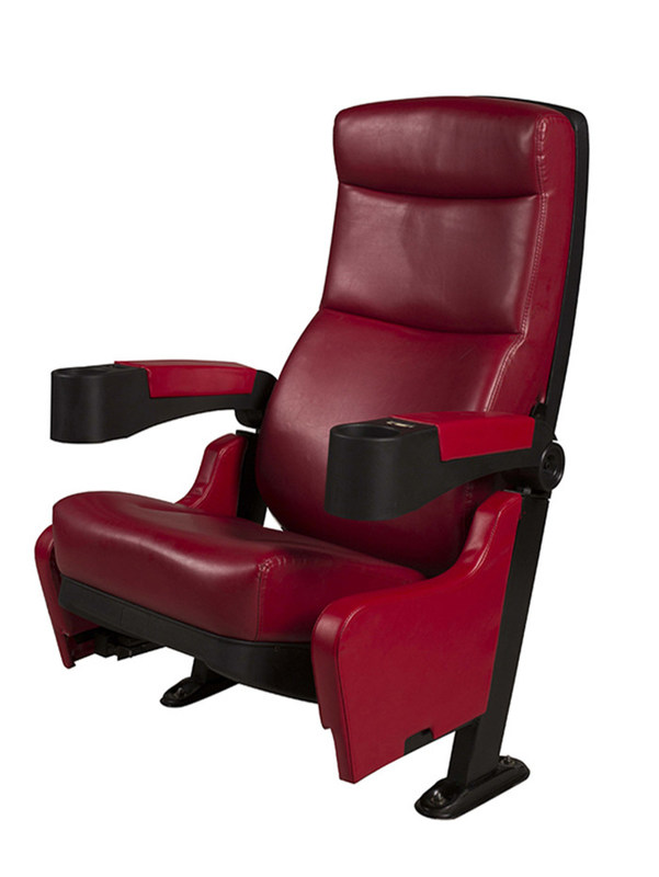 Auditorium Teater Kursi recliner Warna Fade Proof Ukuran standar komersial