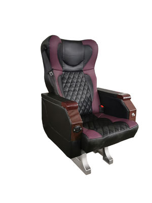 Bus Boat Train Commuter Passenger Seat With Velvet Fabric Double Leather