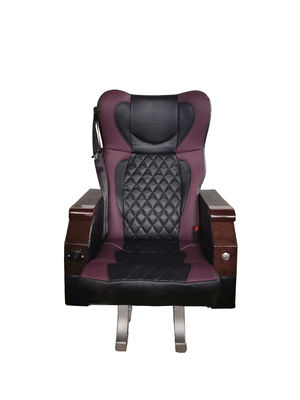 Bus Boat Train Commuter Passenger Seat With Velvet Fabric Double Leather